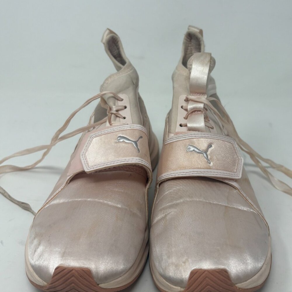 Puma Phenom Ignite Satin Women's Size 5.5 Pink High Top Sneakers